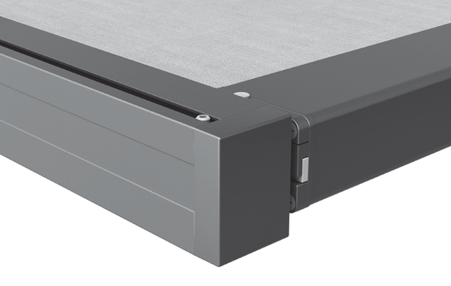 Eind voorlijst suncontrol 165 onderdakzonwering sunmaster