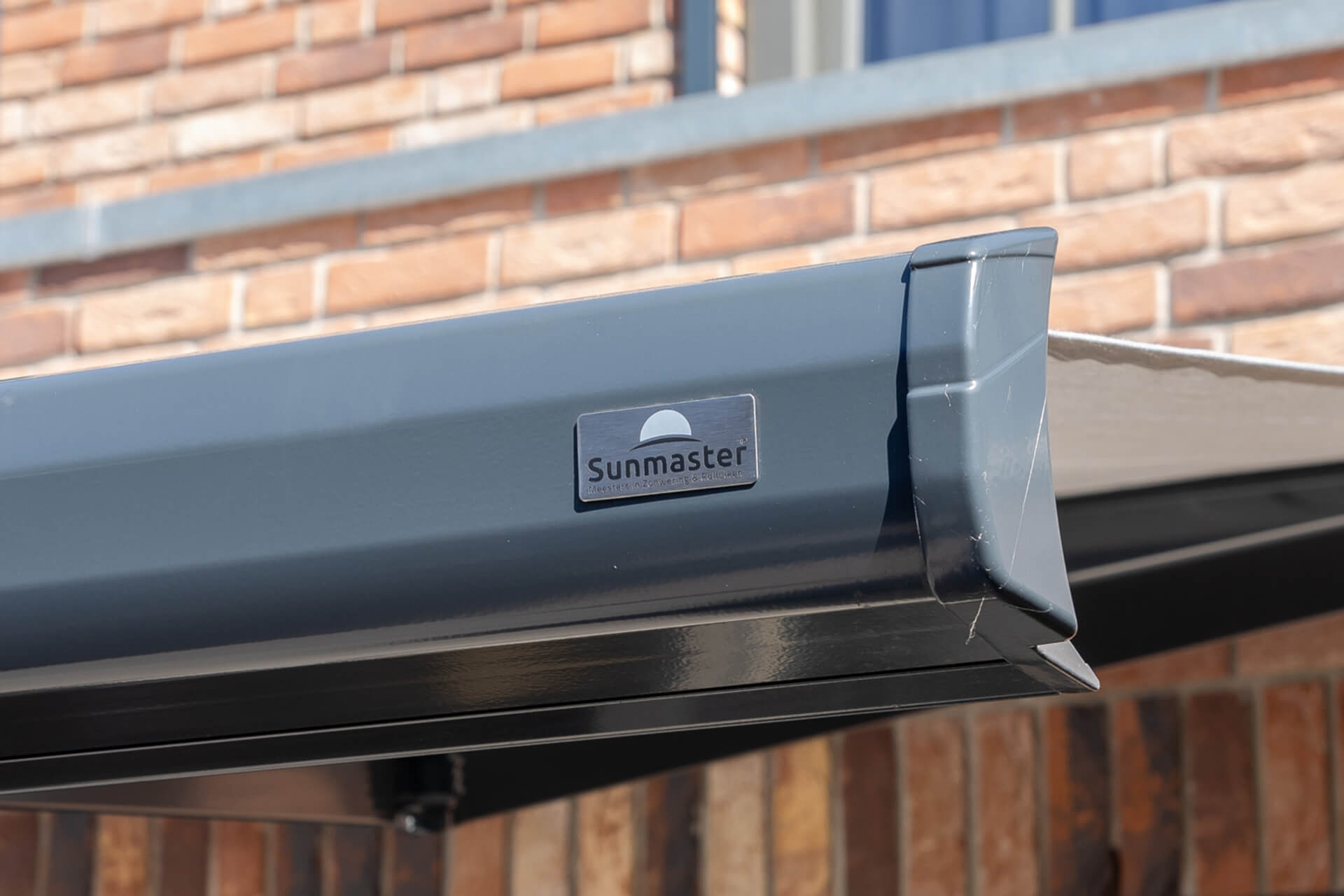 Sunmaster knikarmscherm detail